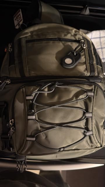 RAINSMORE Camera Bag, DSLR & Mirrorless Camera Sling Bag for Photographers Waterproof Small Camera Crossbody Case with Removable Padded Insert & Tripod Holder for Canon/Nikon/Sony/Fuji, Black customer photo 2