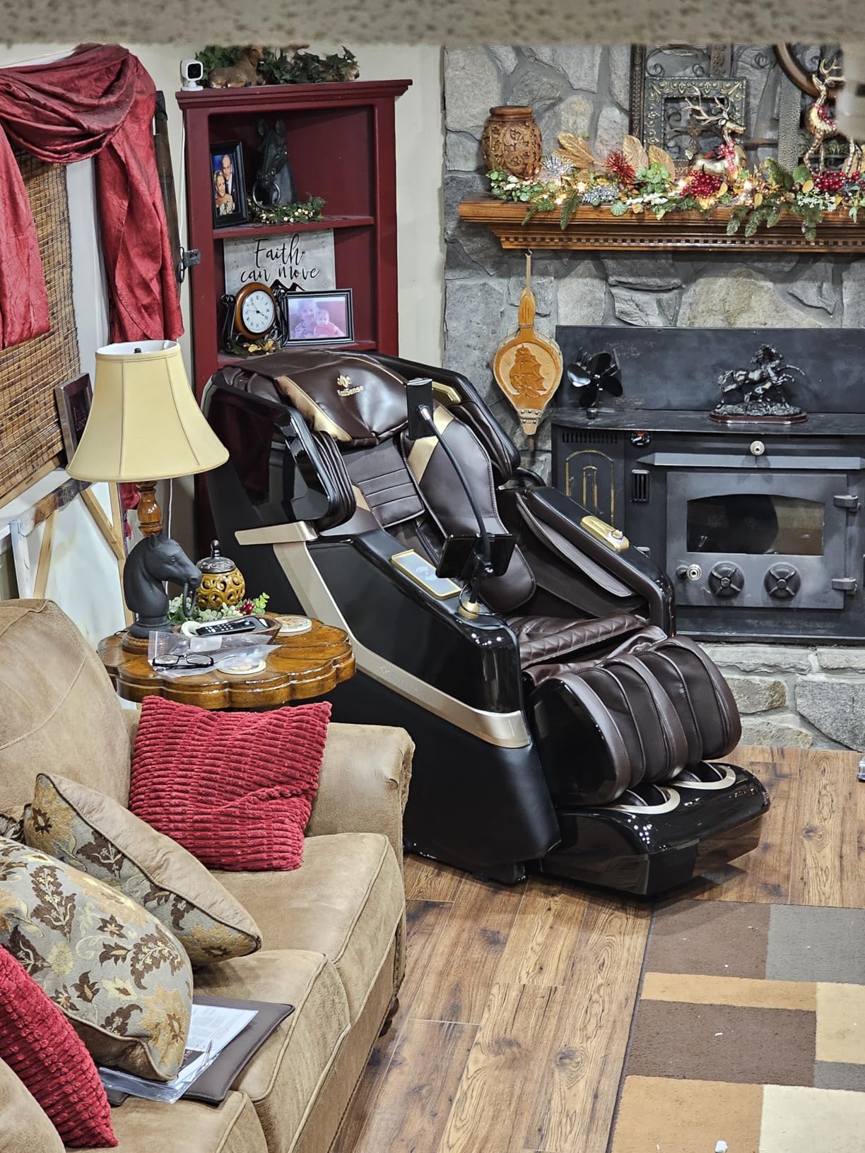 KZ-313 2026 Heated Jade Roller Massage Chair Full Body, Deep Zero Gravity SL-Track with Heat, 12 Auto Modes, 6 Custom Programs, Backlit Touch Screen, Voice Control, Wireless Charger customer photo 3