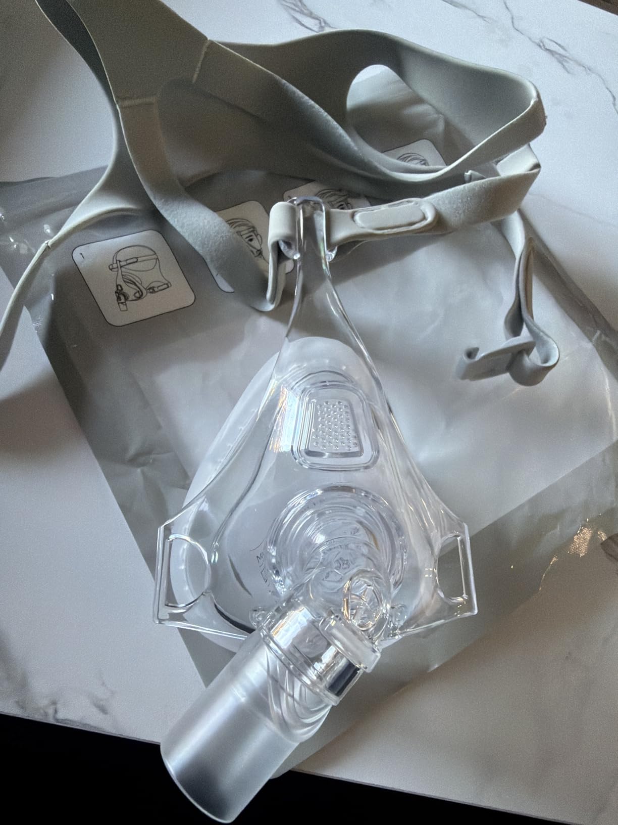 TMS Comfort Series Nasal CPAP MASK, Full Face CPAP Mask with Headgear, Anti-Leak Design for Mouth Breathers, Comfort Fit Frame with Advanced Silicone Cushion, Great-Value CPAP Supplies customer photo 1