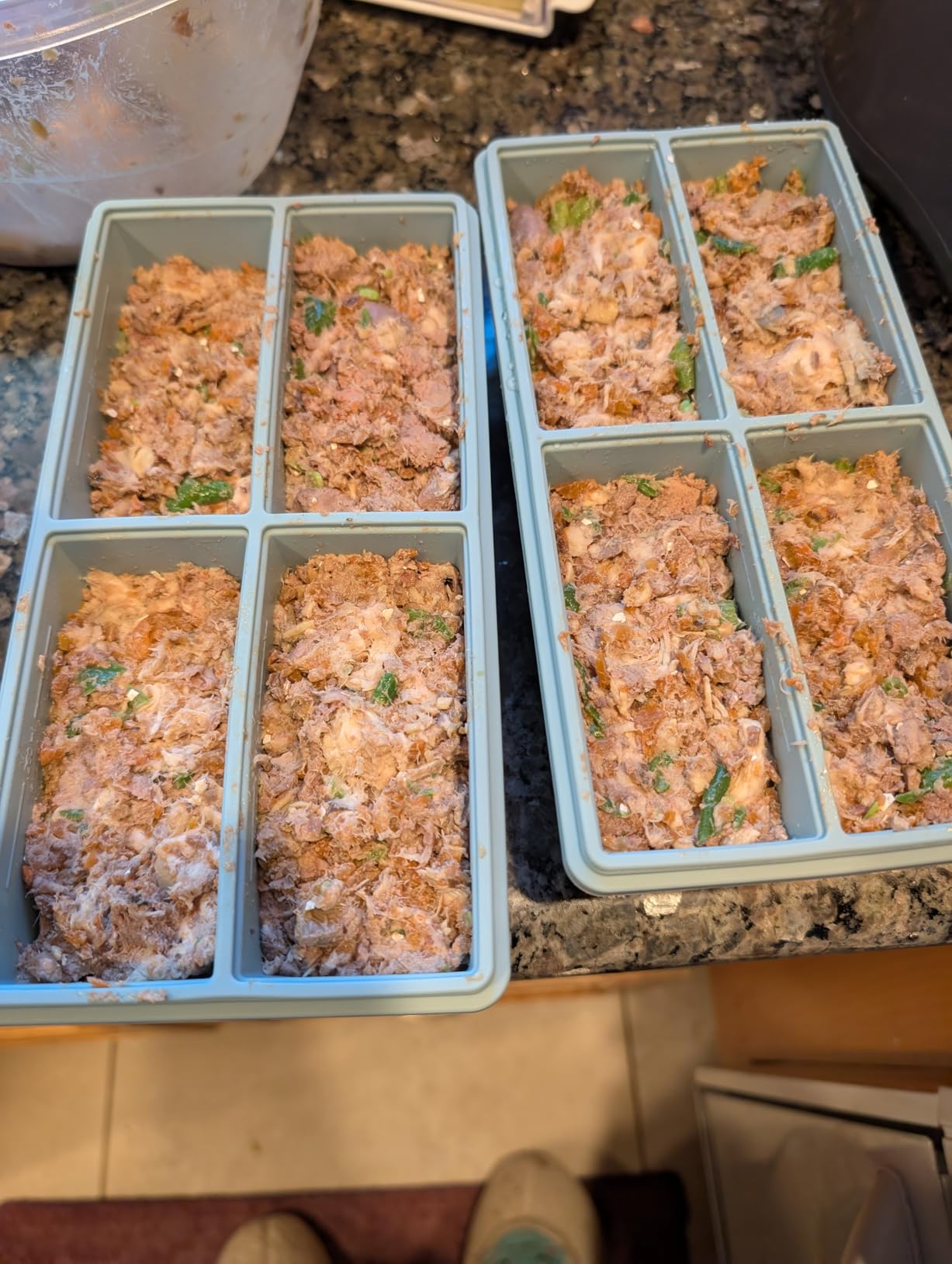 Silicone Freezer Trays with Lids - 1 cup soup freezer container large ice cube molds - with Reinforced Steel Ring Top, Silicone Freezer Containers, Freeze and Store Soups, Sauces, Leftovers-2 Packs customer photo 2