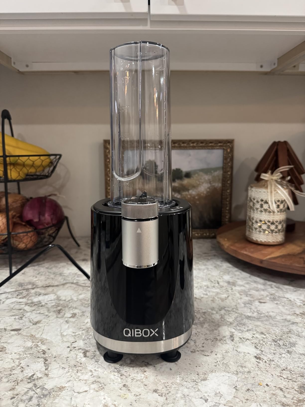 QIBOX Snow Cone Machine & Smoothie Blender 2 in 1, 700W Powerful Shaved Ice Machine Slushine Machine, Healthy Frozen Drink Maker with Stainless Steel Blade & Smoothie Recipe, for Home Kitchen Party customer photo 1