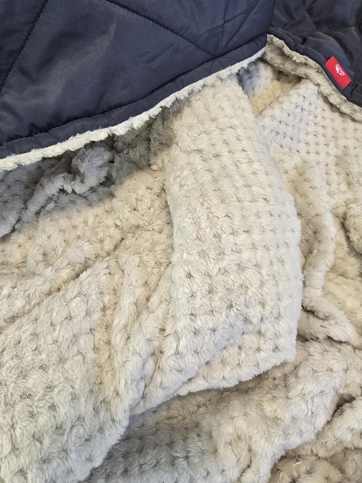 Heated Blanket Battery Operated, 12V Portable Wearable Heated Shawl Poncho, Electric Outdoor Heating Blanket Throw for Camping, Traveling, Picnics, Car customer photo 2