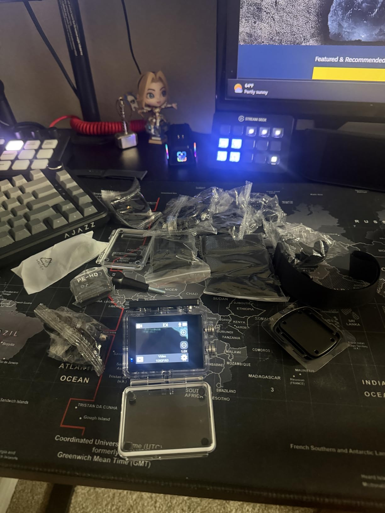 Action Camera 4K Waterproof Camera 20MP with Touch Screen Underwater Camera 131FT with EIS for Snorkeling Helmet Bike 170° Wide Angle Remote WiFi 5XZoom customer photo 1