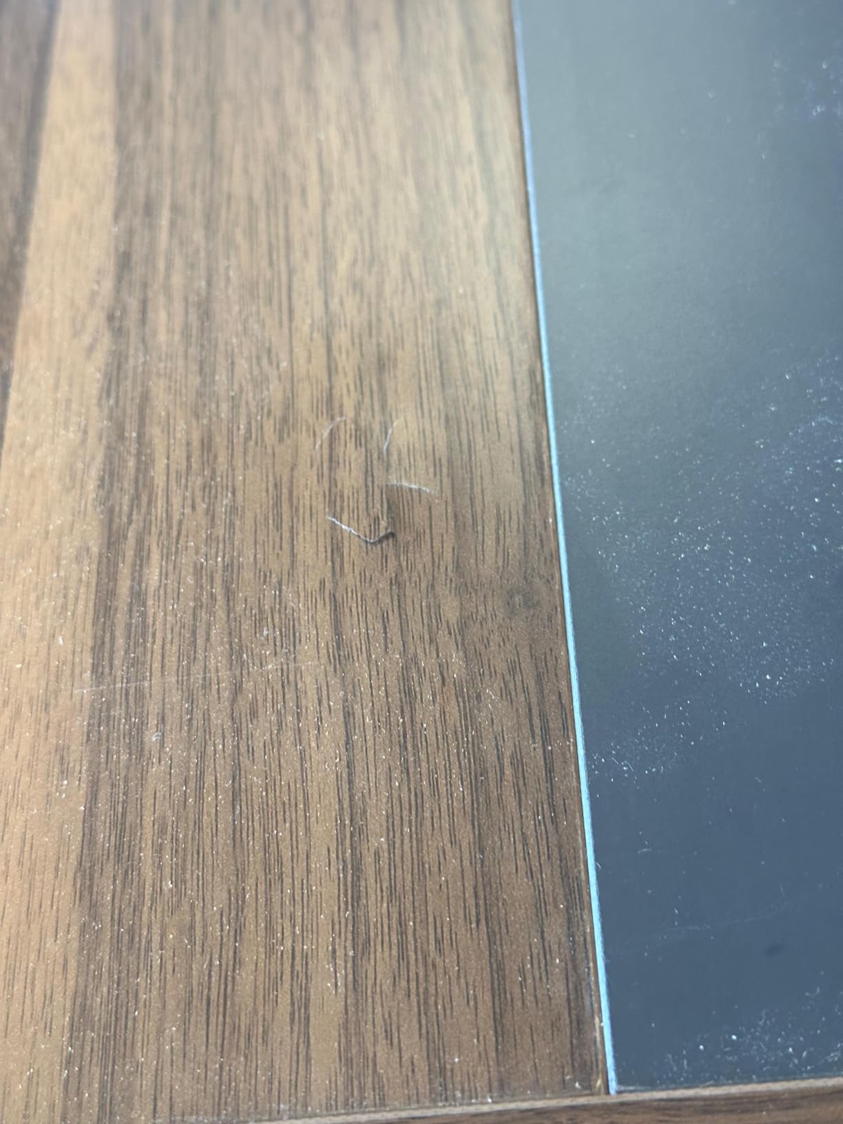 Tribesigns 63 Inch Executive Desk with File Cabinet, Large Office Desk L Shaped Computer Desk with Drawers and Storage Shelves, Business Furniture Desk for Home Office, Dark Walnut and Black customer photo 1