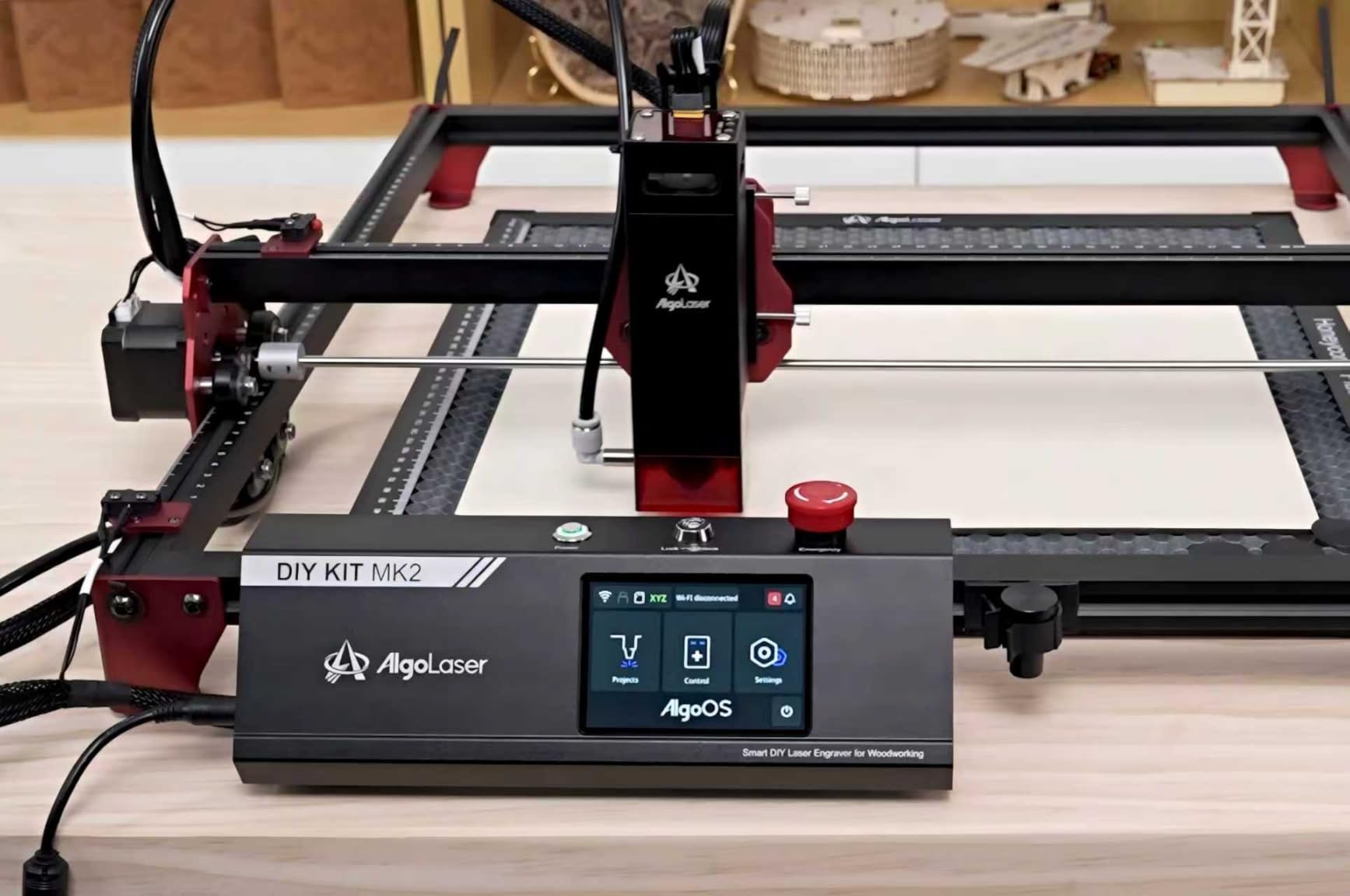 Algolaser 40000mW Laser Engraver Machine - Laser Cutter/Engraver with Air Assist Kit - Laser Engraving Machine with 3.5