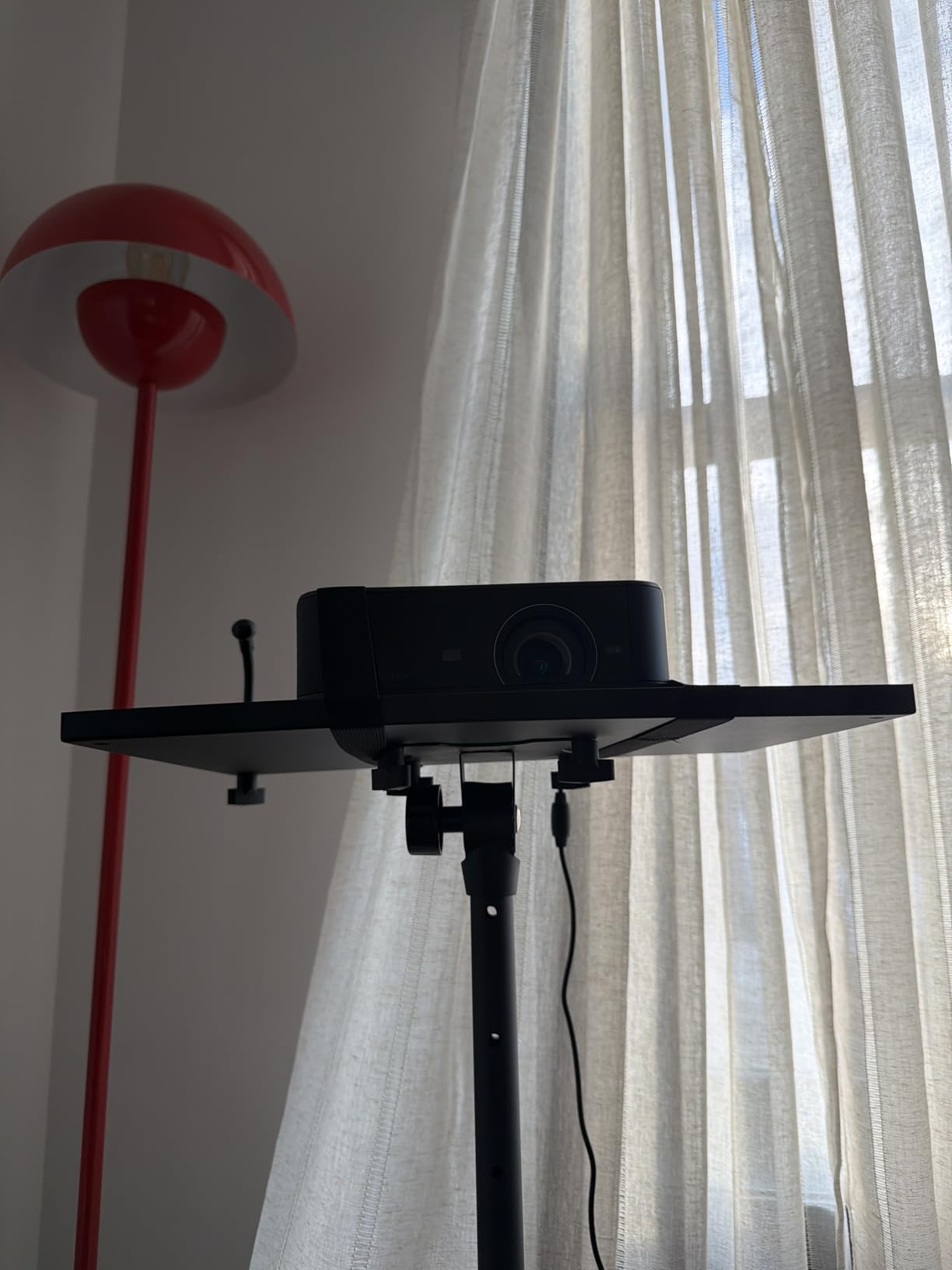 Lifestudio Pop Plus 4K PRO-UHD Personal Lifestyle Projector, 700 Lumens of Color and White Brightness, Sound by Bose, Google TV, 3-Chip 3LCD Triple Core Engine, Projection Studio App - Black customer photo 1