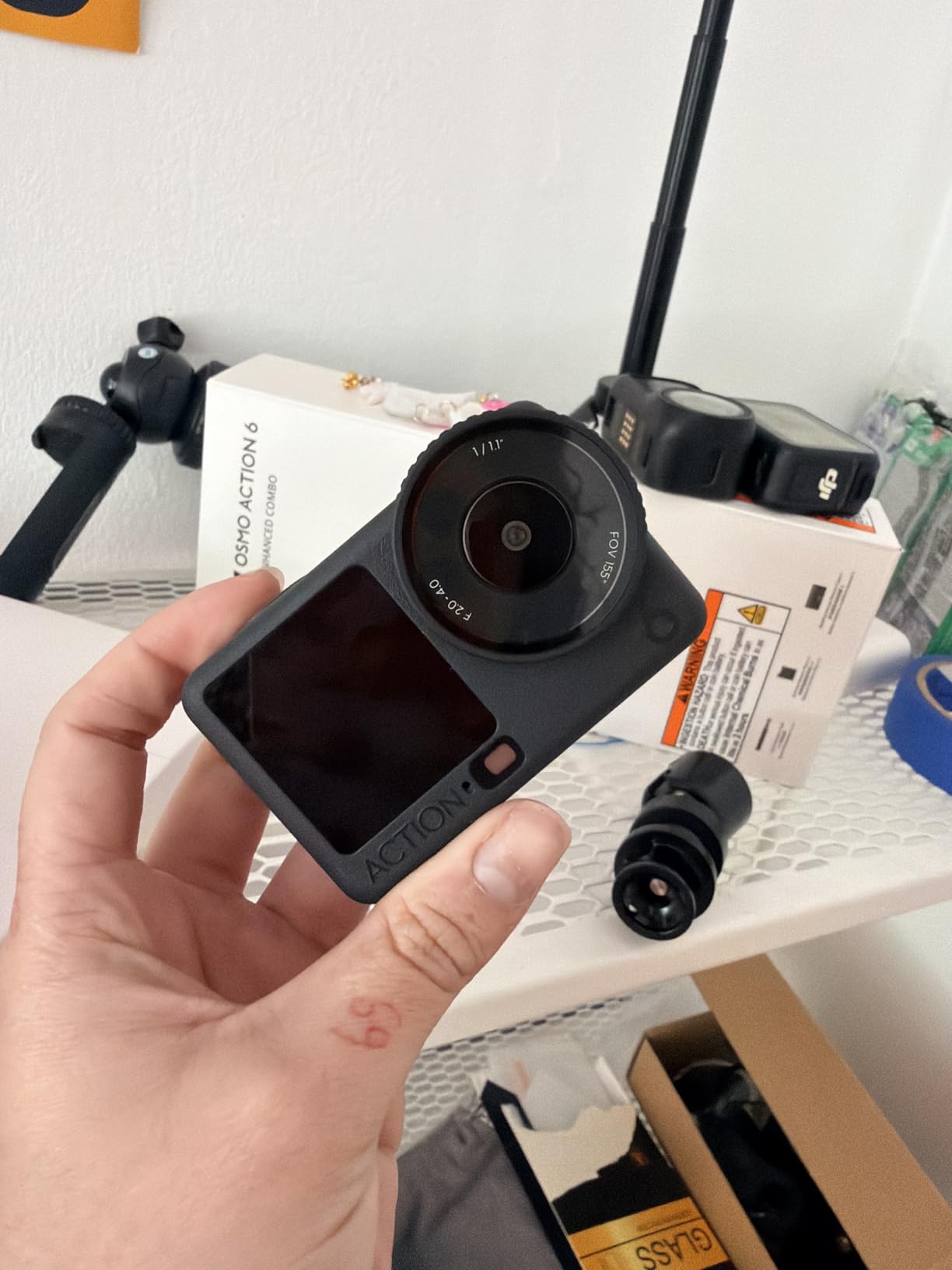 DJI Osmo Action 6 Essential Combo, Action Camera with 1/1.1