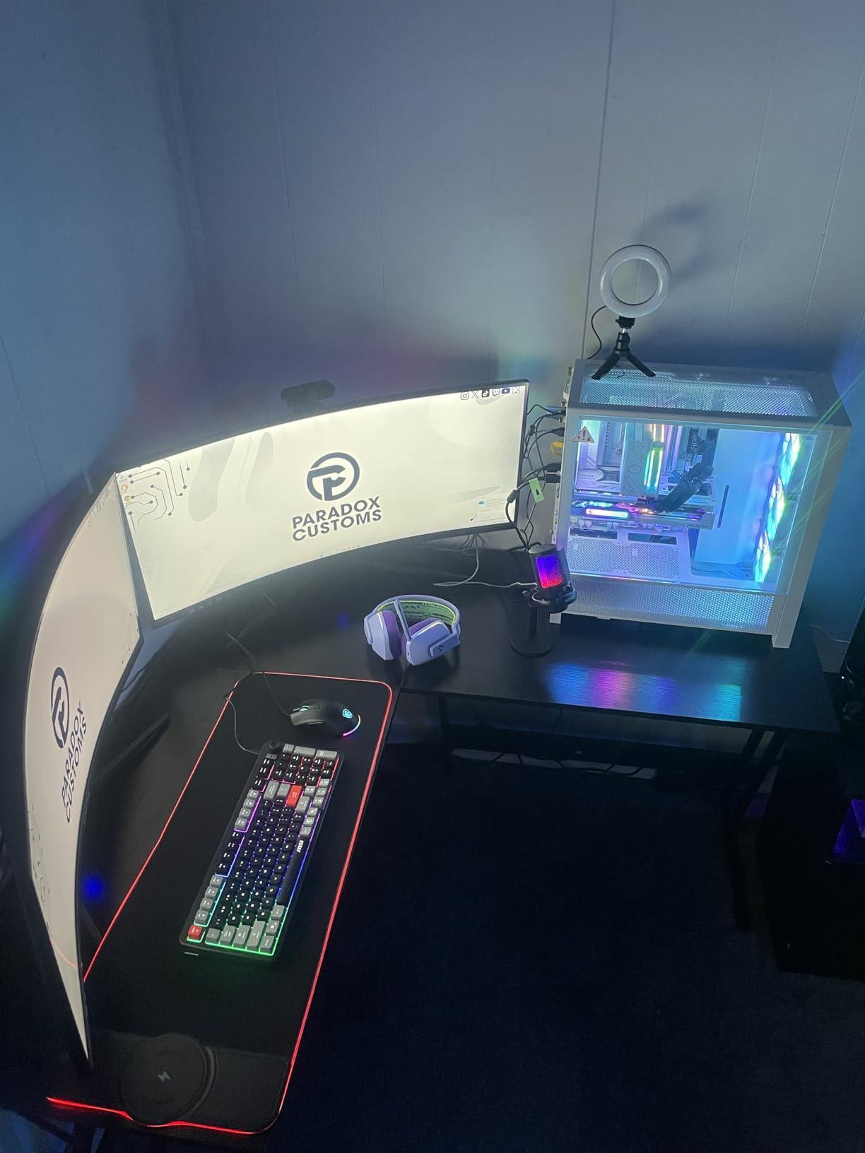 MSI Forge GK110 Combo US - Gaming RGB Keyboard & Mouse Set, 26-Key Anti-Ghosting, 12800 DPI Optical Sensor customer photo 1