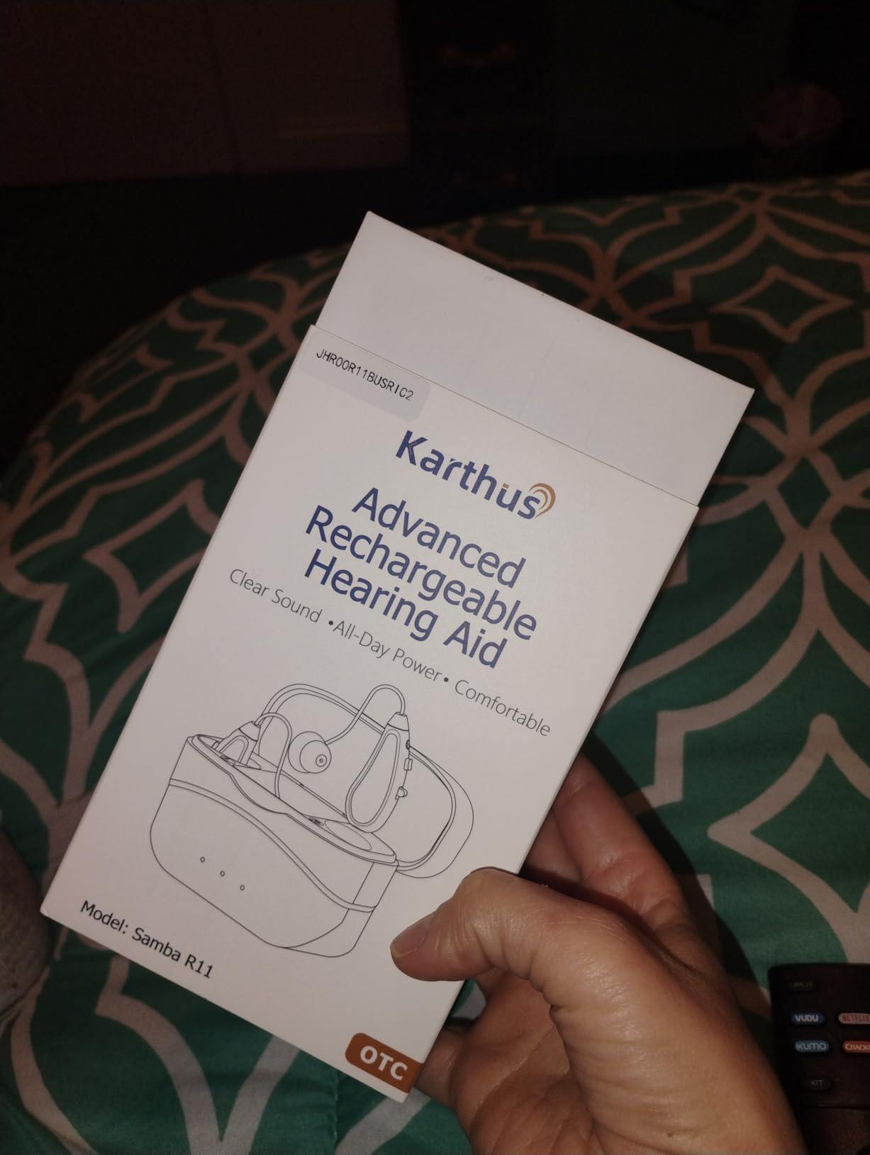 Karthus Hearing Aids, Rechargeable Hearing Aids for Seniors with Hearing Loss, Noise Cancelling & Clear Sound, Comfort & Invisible, 100H Long Battery, 7 Level Volume, One-Button Operation, Skin customer photo 2