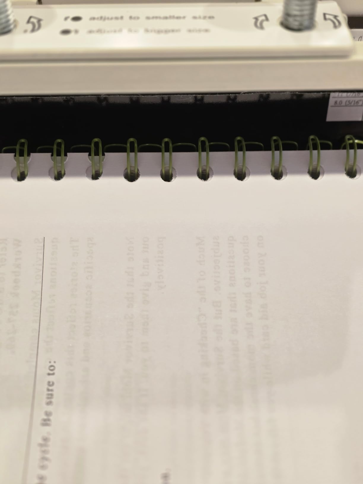 Cinch Book Binding Machine with Slide Ruler Compatible with Wire or Spiral Coils, Make Professional Thick Books,Notebooks,Calendars and More customer photo 2