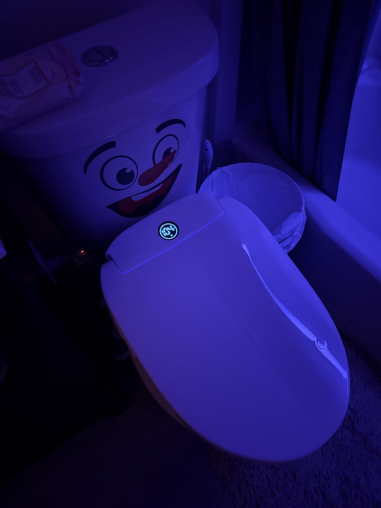 TOTTE Smart Bidet Toilet Seat with Auto Open/Close Lid - Elongated Heated Seat, Instant Warm Water & Air Dryer, Remote Control, Stainless Steel Filter, Multiple Wash Modes & ECO Mode customer photo 1