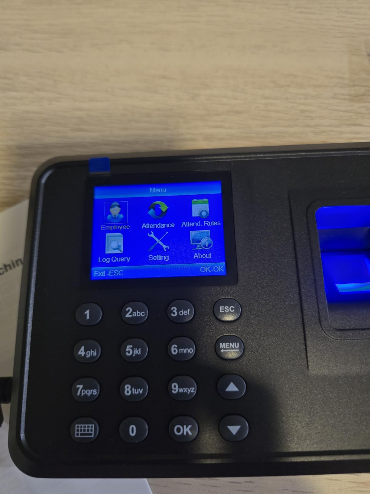 Clock in Machine for Employees, 2 in 1 Fingerprint/Digital Attendance, Small Business Automatic Calculate Hours, 0 Monthly Fees Time Clock, Biometric Clock in Machine for Employees with U-Disk customer photo 2