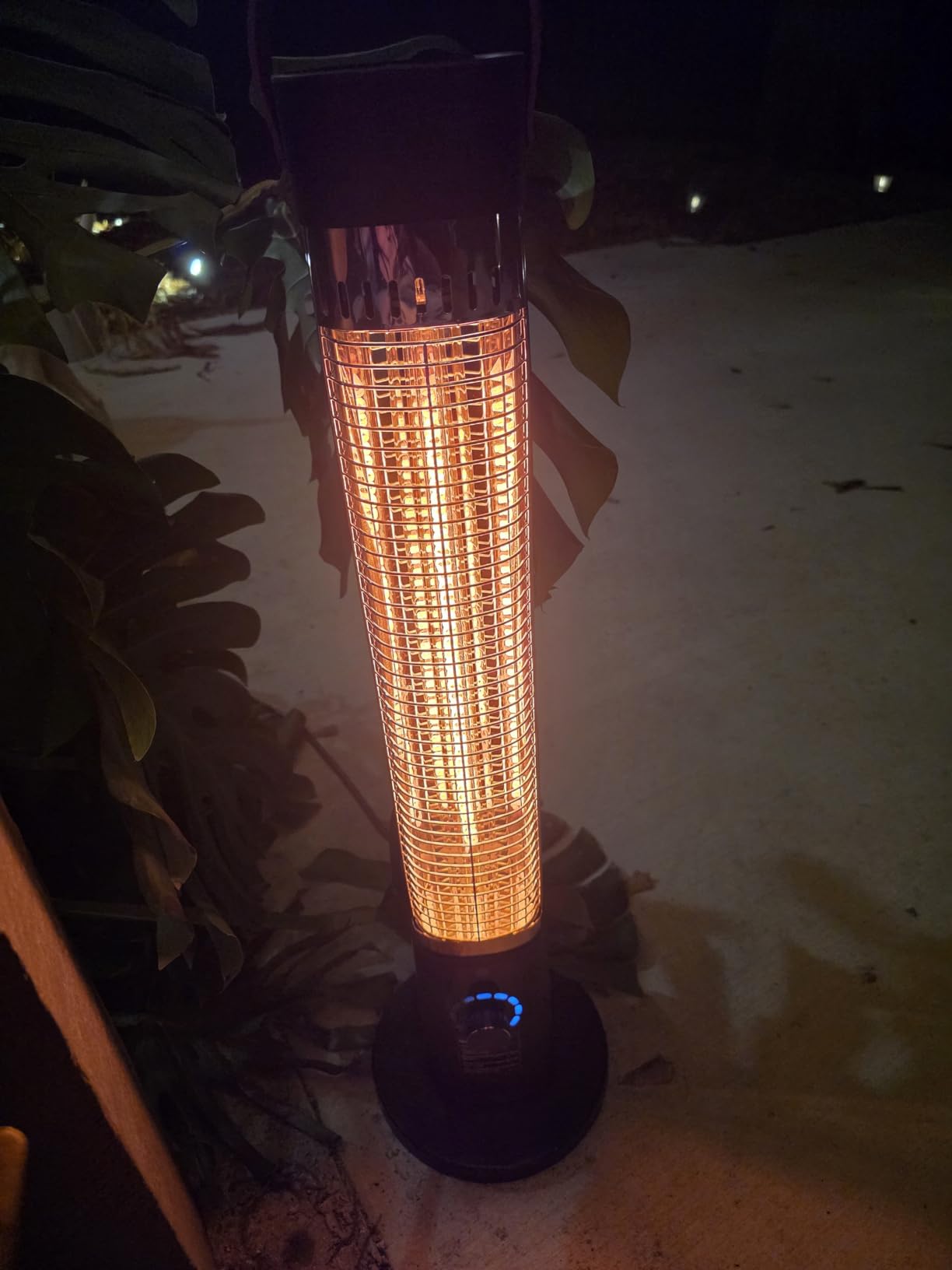 Patio Heater for Outdoor Use, Infrared Electric Outdoor Heater, 1500W Instant Heating, 60-Degree Oscillation, 9 Heat Levels, 9H Timer, Remote, for Garage, Backyard, Large Room, Indoor, 32.2, Jet customer photo 2