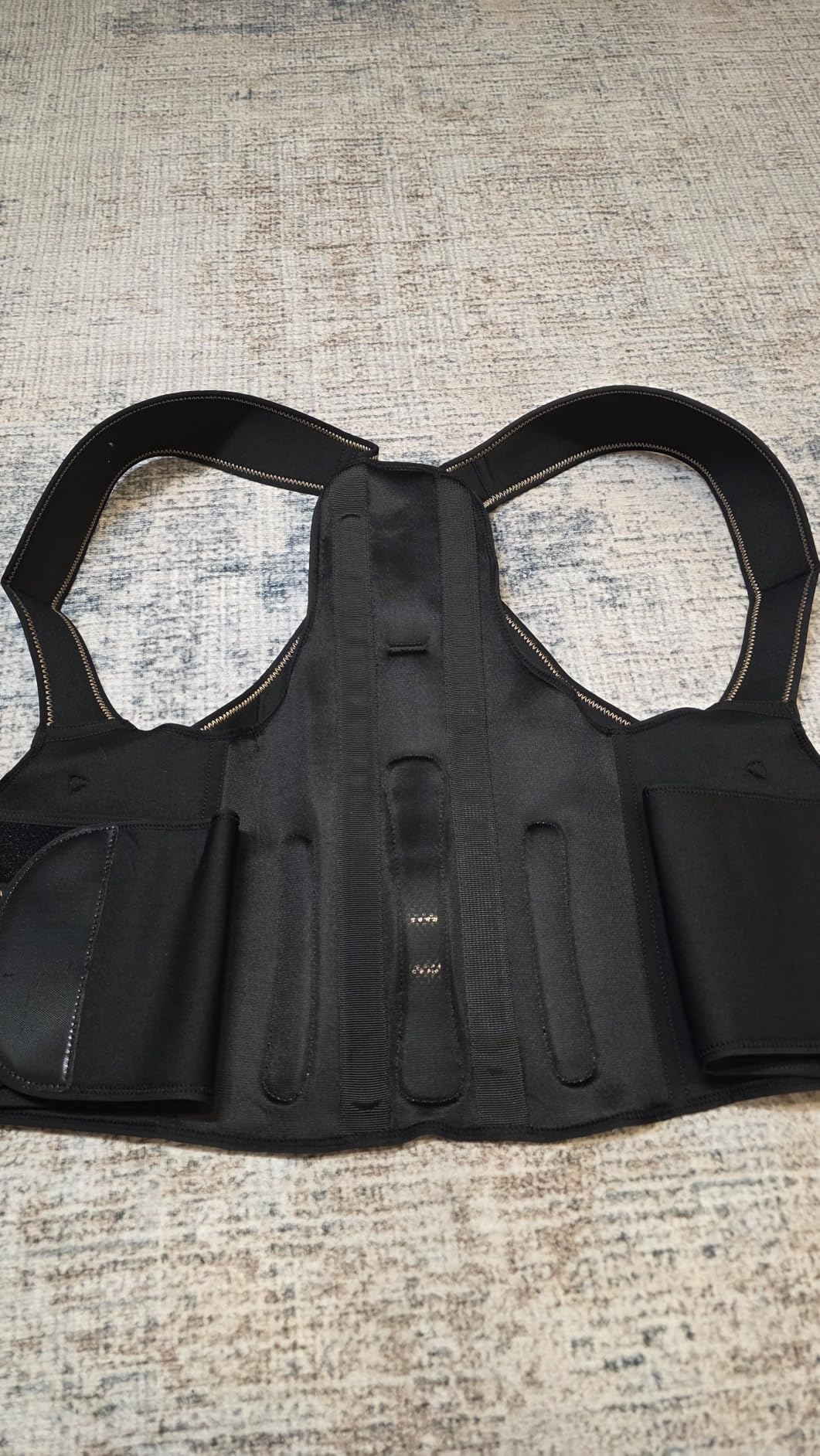 Posture Corrector for Women and Men, 5 Full Back Support Brace Rods, FSA&HSA Eligible, Adjustable Shoulder Straightener, Improving Hunchback Posture, Upper and Lower Back, Neck Pain Relief, Large customer photo 2