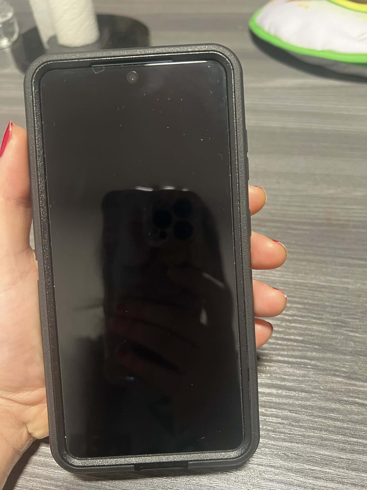 IMBZBK [Auto-Dust Removal] 3 Pack Privacy Screen Protector for iPhone 13 Anti Spy Private Accessories, Case Friendly Film, Military Grade Tempered Glass 3 Camera Lens Protector customer photo 2