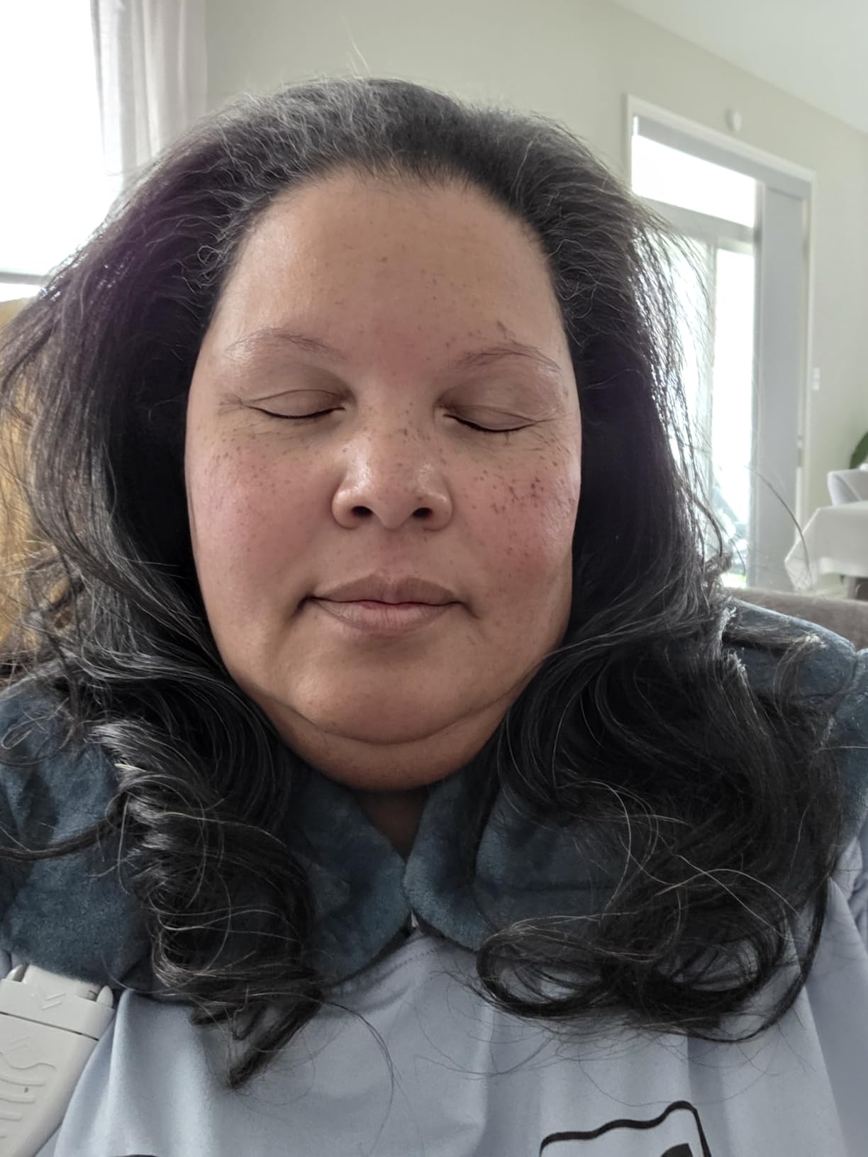 Graphene-Infused Instant Heating Pad with 3M Thinsulate, Ergonomic Weighted Heating Pad for Neck and Shoulders and Back, Heated Neck Wrap w/ 6 Heat Options 4 Auto Timer, Christmas Gifts for Women Men customer photo 1