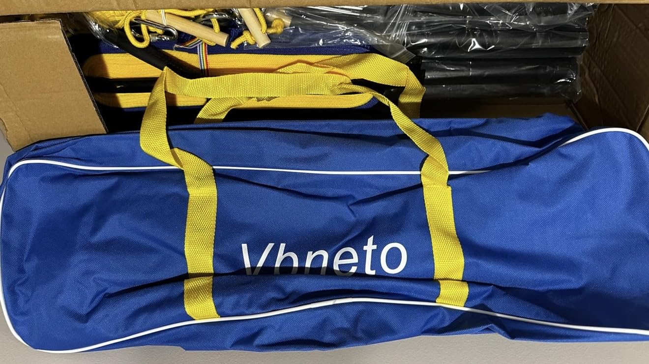 Volleyball Net for Backyard, Anti-Sag Heavy Duty Adjustable Outdoor Net with Winch System, Beach Volleyball Set with Ball and Carry Bag customer photo 2