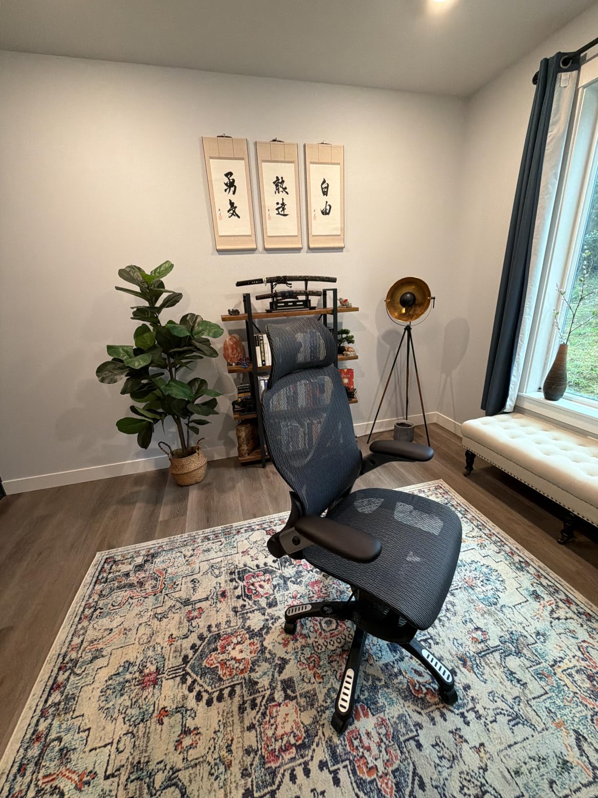 HUANUO Ergonomic Office Chair, High Back Computer Desk Chair with Adjustable Lumbar Support and Headrest, Comfy Gaming Chair with 3D Armrests, Max Load 300 lbs customer photo 2