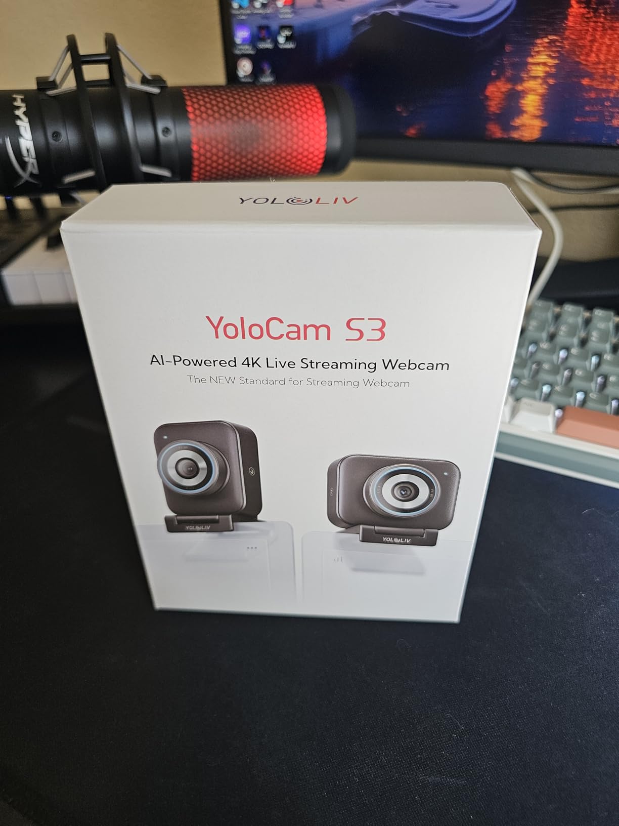 YOLOLIV YoloCam S3, 4K Streaming Webcam, DSLR-Like Control, Cinematic Effects, 4X Zoom, HDR, Uncompressed Video, Optimized PD AutoFocus | USB-C for PC & Mac customer photo 2