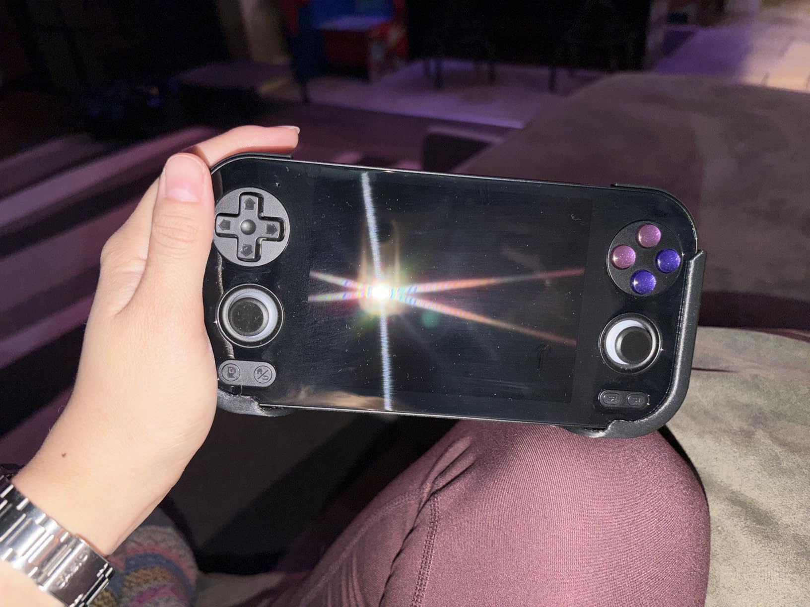 Anbernic RG476H Retro Handheld Game Console 4.7-inch LTPS in-Cell Screen, Android 13 System 128G Storage, Support AI Functions 3D Hall Effect Joystick WiFi Bluetooth HD and TV Output (Black) customer photo 1