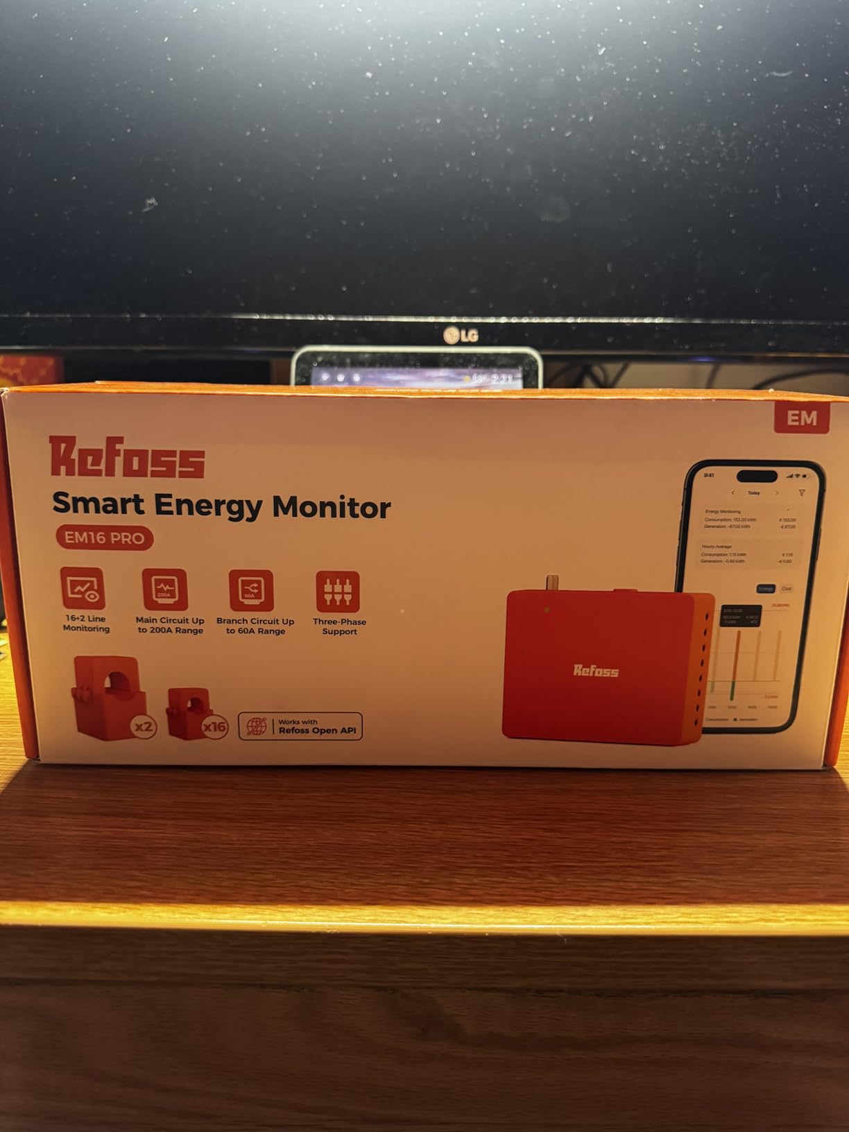 Refoss Smart Home Energy Monitor Real-Time Electricity Usage Monitor with 16x60A Circuit Sensor, Energy Meter, Local Data Storage with Open API & Web UI, Home Assistant, Solar Metering, ETL Certified customer photo 2