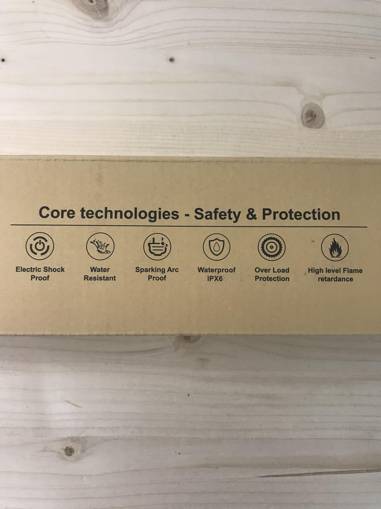 IPX6 Outdoor Power Strip Weatherproof,Metal Waterproof Surge Protector with 6 Outlets,Waterproof Extension Cord 6FT with Wall Mountable for Camping,Garden & Home ETL Listed customer photo 1