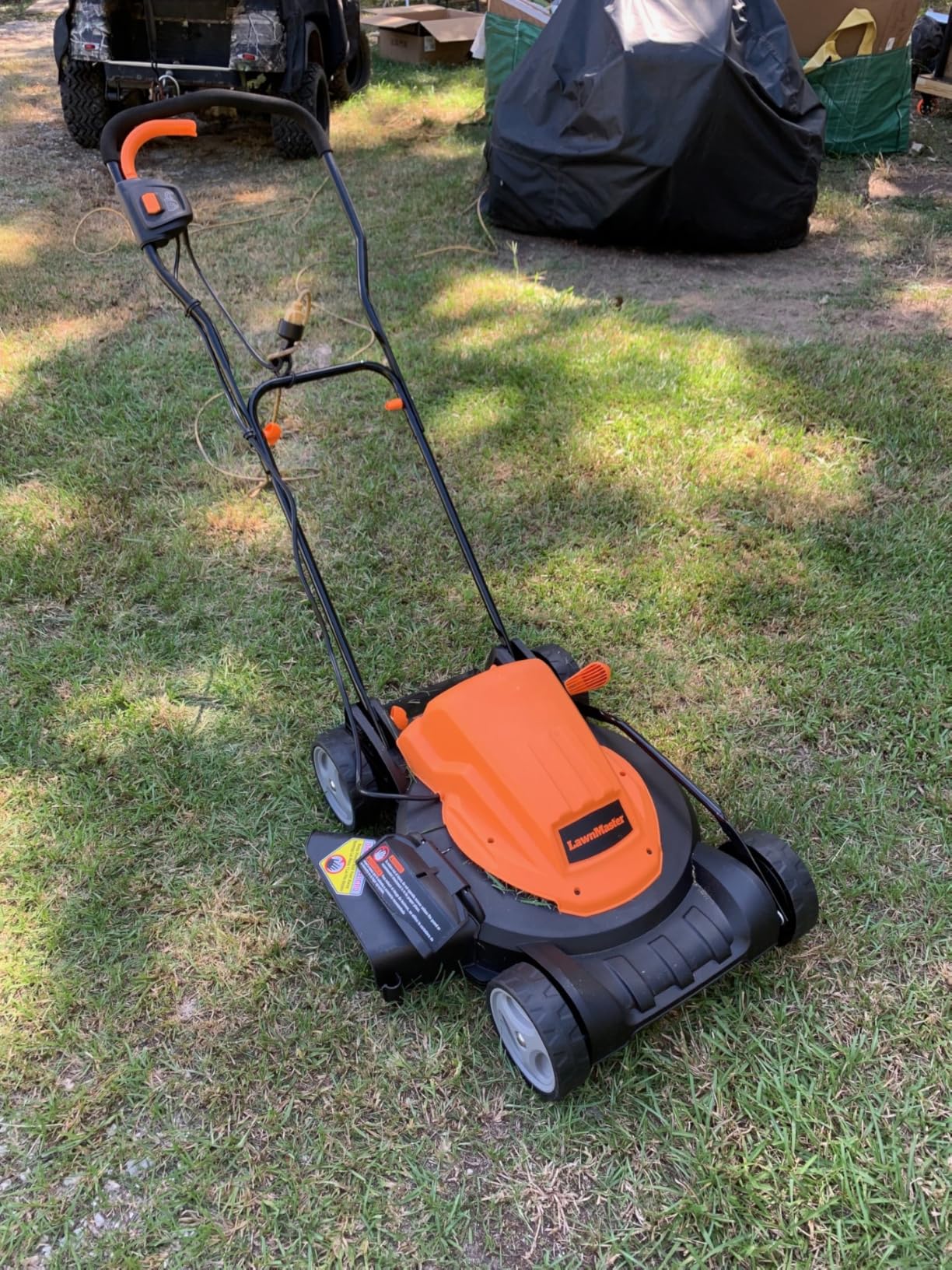 LawnMaster Electric Lawn Mower 12AMP 19-Inch ME1218X.01 customer photo 2