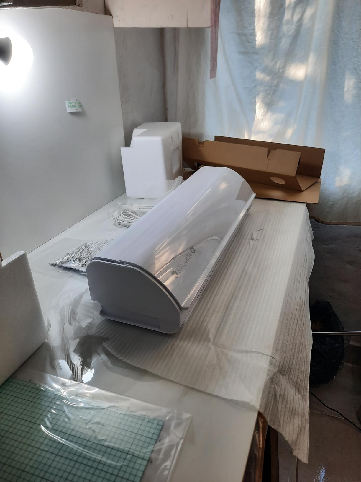 Silhouette America Cameo 5 Alpha (α) - Smart Cutting Machine for Print & Cut - Quiet Operation with AutoBlade, Studio Software, Cutting Mat- Vinyl, Paper & Fabric Compatible - Classic White customer photo 2