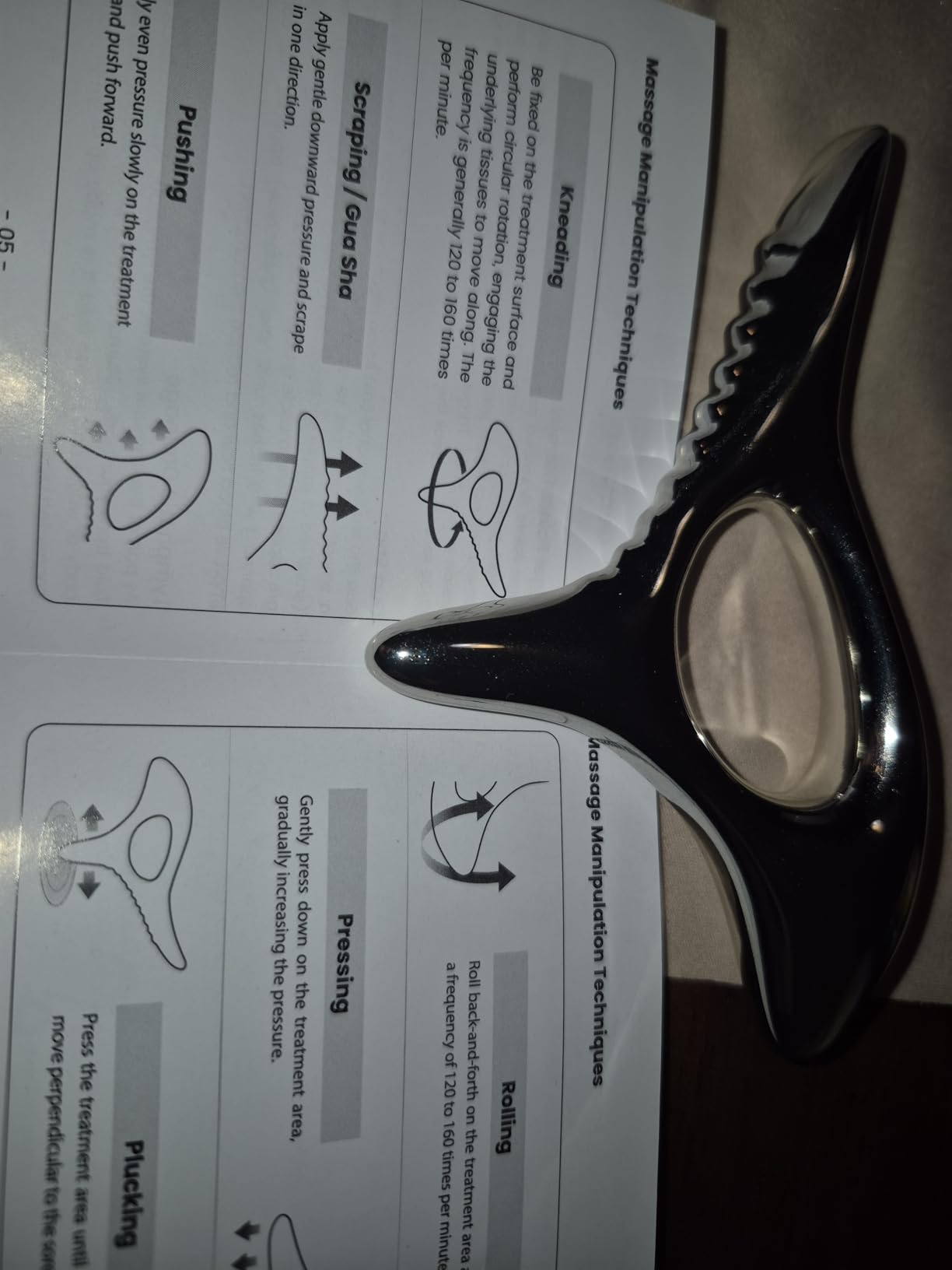 lifechill Trigger Point Massage Tool for Deep Tissue, Muscle Scraper Tool for Fascia Release, Metal Body Gua Sha Tool, Lymphatic Drainage Massager, Thumb Saver,Scar Tissue Massage,Acupressure Tool customer photo 2