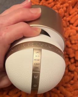 INIA SPHERA Upgraded 8-in-1 Microcurrent Facial Device for Face & Neck - Red Light, Thermal & Cooling Beauty Tool, 5 Custom Modes, At-Home Skin Stimulation & Glow Care Skincare Tool customer photo 1