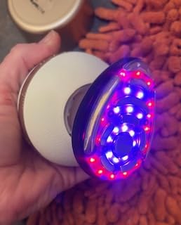 INIA SPHERA Upgraded 8-in-1 Microcurrent Facial Device for Face & Neck - Red Light, Thermal & Cooling Beauty Tool, 5 Custom Modes, At-Home Skin Stimulation & Glow Care Skincare Tool customer photo 2