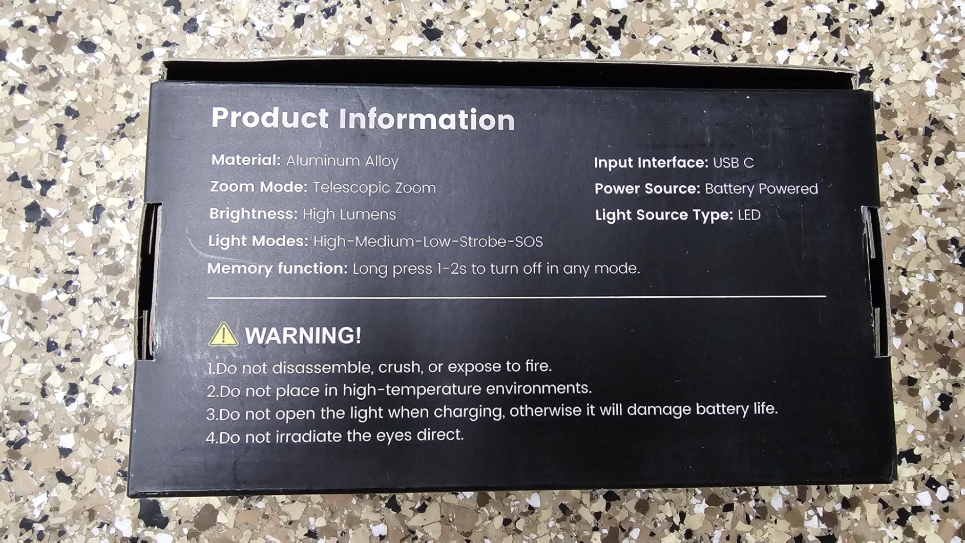 AKNEAR Rechargeable LED Flashlight 99000 High Lumens, Super Bright Flashlights with Zoomable & USB C Rechargeable & 5 Light Mode & IPX-7 Waterproof, Powerful Flash Light for Home, Hiking, Camping customer photo 2