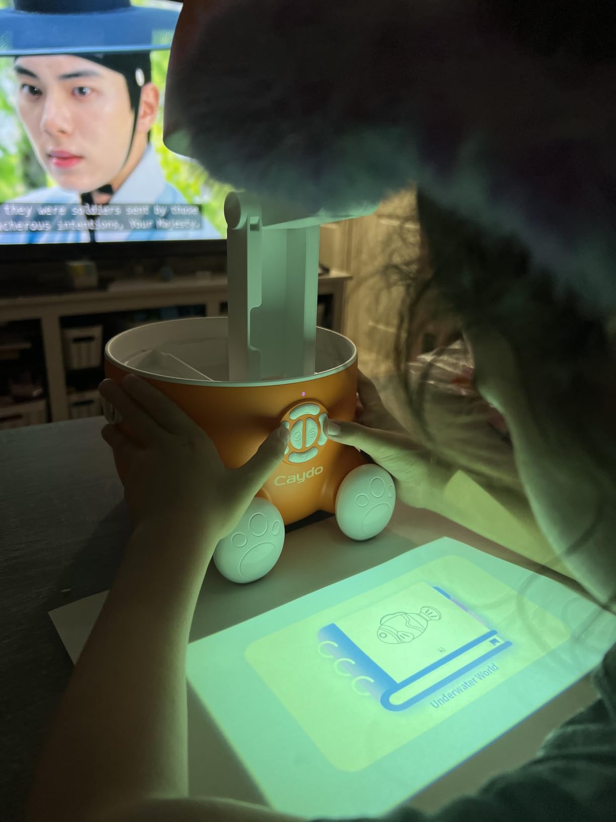 Caydo T3 AI Drawing Projector with 700+ Tracing Patterns & Multi-Function App, Eye-Safe Learn to Draw Art Projector for Kids, STEM Educational Craft Toy Gift for Boys Girls Ages 5-8-10-12 customer photo 1