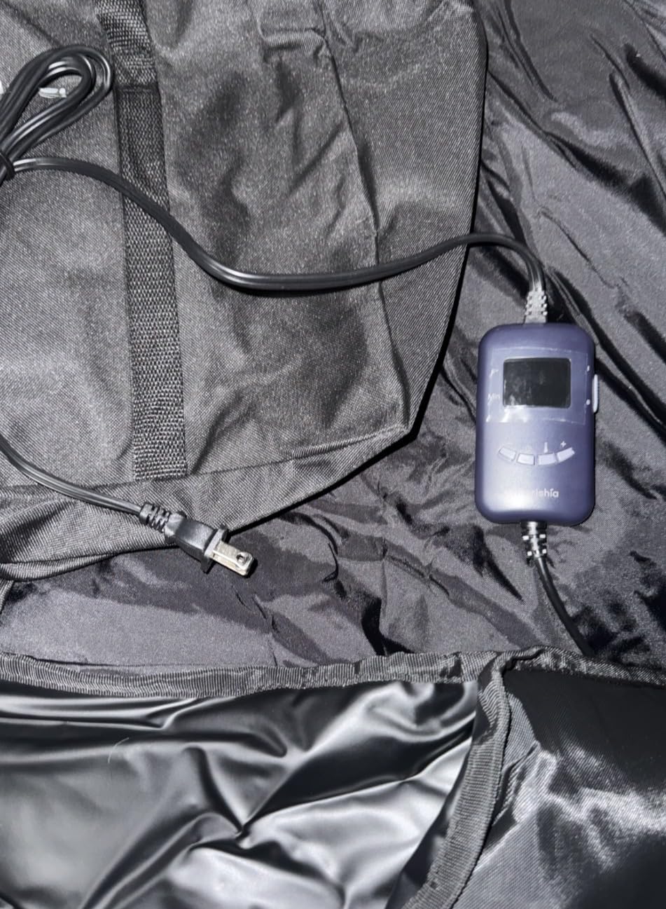 Portable Sauna Blanket for Home, Portable Design, Relaxation and Detox Washable & Foldable with Carrying Bag and Remote Control, 88-158°F, 10-60 Minutes Timer, (6 x 2.62) FT customer photo 2