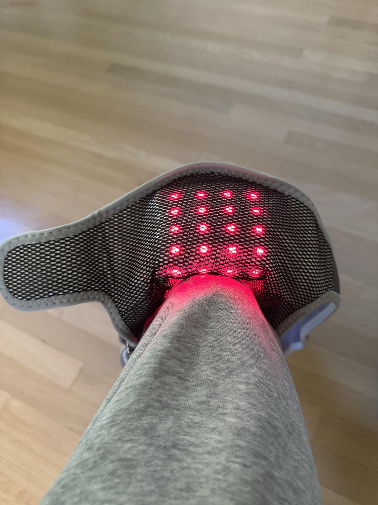 FORTHiQ RED+ Knee Massager with Heat and Red Light Therapy for Pain Relief, Knee Brace with 2 Wavelengths, 3 Massage & 4 Pulsing Modes, 5 Heat Levels, 52 Lights, FSA-HSA Eligible, 2 Pieces customer photo 1