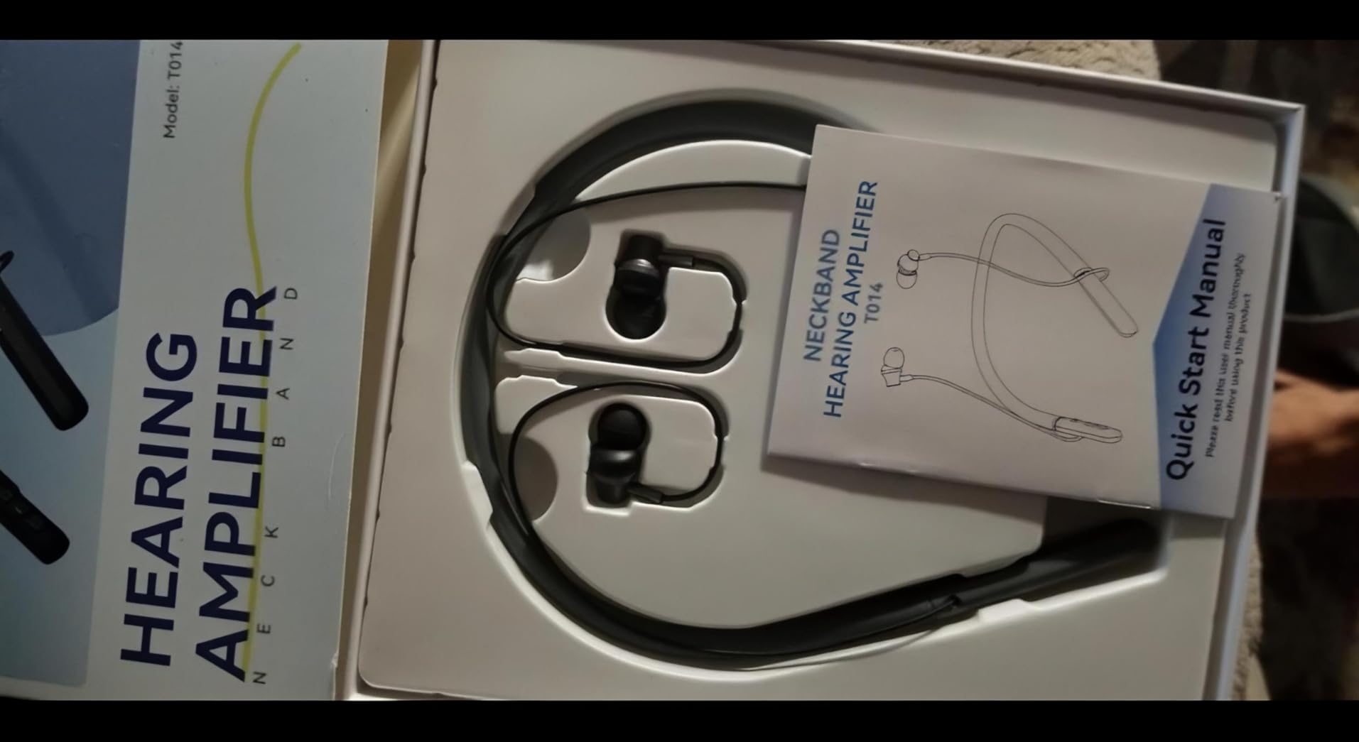 Neckband Hearing Aids for Seniors, Rechargeable Hearing Aid Bluetooth Headphones with Noise Cancelling customer photo 1