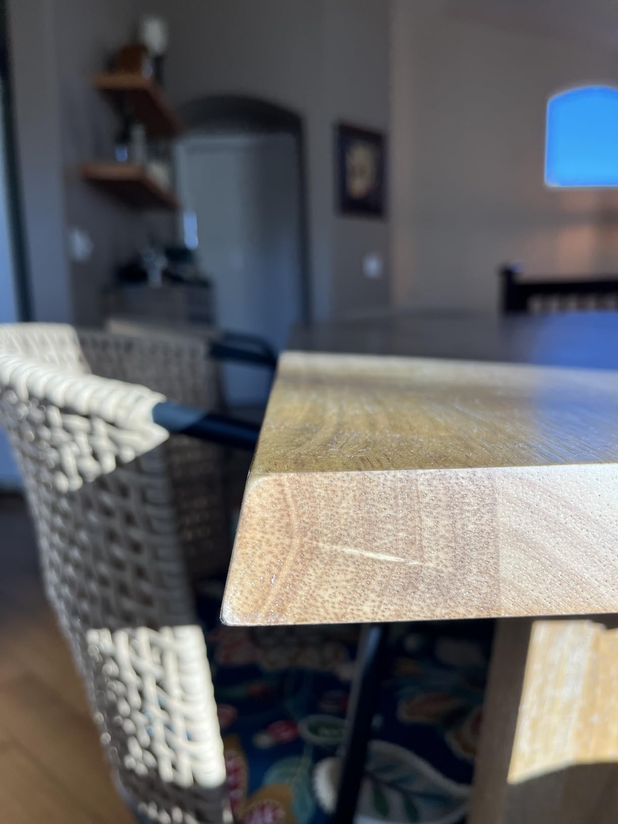 Hevea Premium Solid Wood Extension Dining Table, Expandable Table for 4 to 8 Seats, Adjustable Modern Wooden Dining Furniture (Chairs Sold Separately) customer photo 2