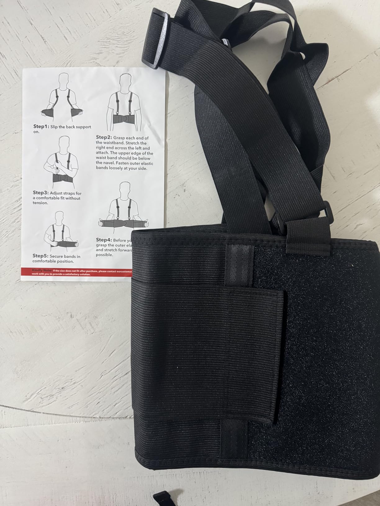 Ultra-Support Work Back Brace for Men and Women - Upgrade Superior Lumbar Support, Relieve Lower Back Pain for Construction, Warehouse Work, Lifting, and Heavy-Duty Tasks with Durable Wider Velcro customer photo 1