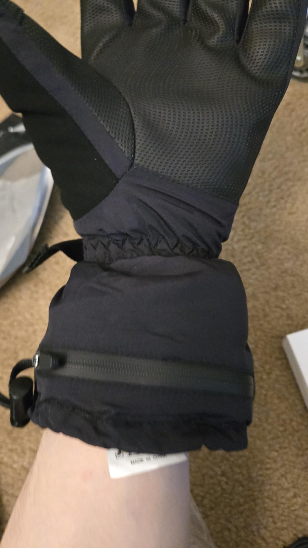 Heated Gloves for Men Women, Heated Motorcycle Gloves, Touchscreen, Waterproof Perfect for Motorcycle, Cycling, Skiing & Hiking, Outdoor Winter Sports customer photo 2