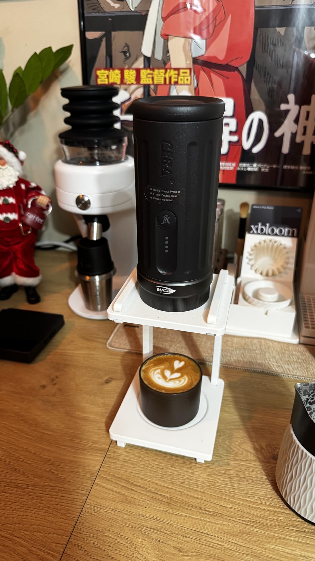 IKAPE KAPO K2 Portable Espresso Machine with Bluetooth APP Connect & 51mm Bottomless Basket, Electric Coffee Maker 20 Bar Pressure, for Home, Travel, Camping customer photo 2