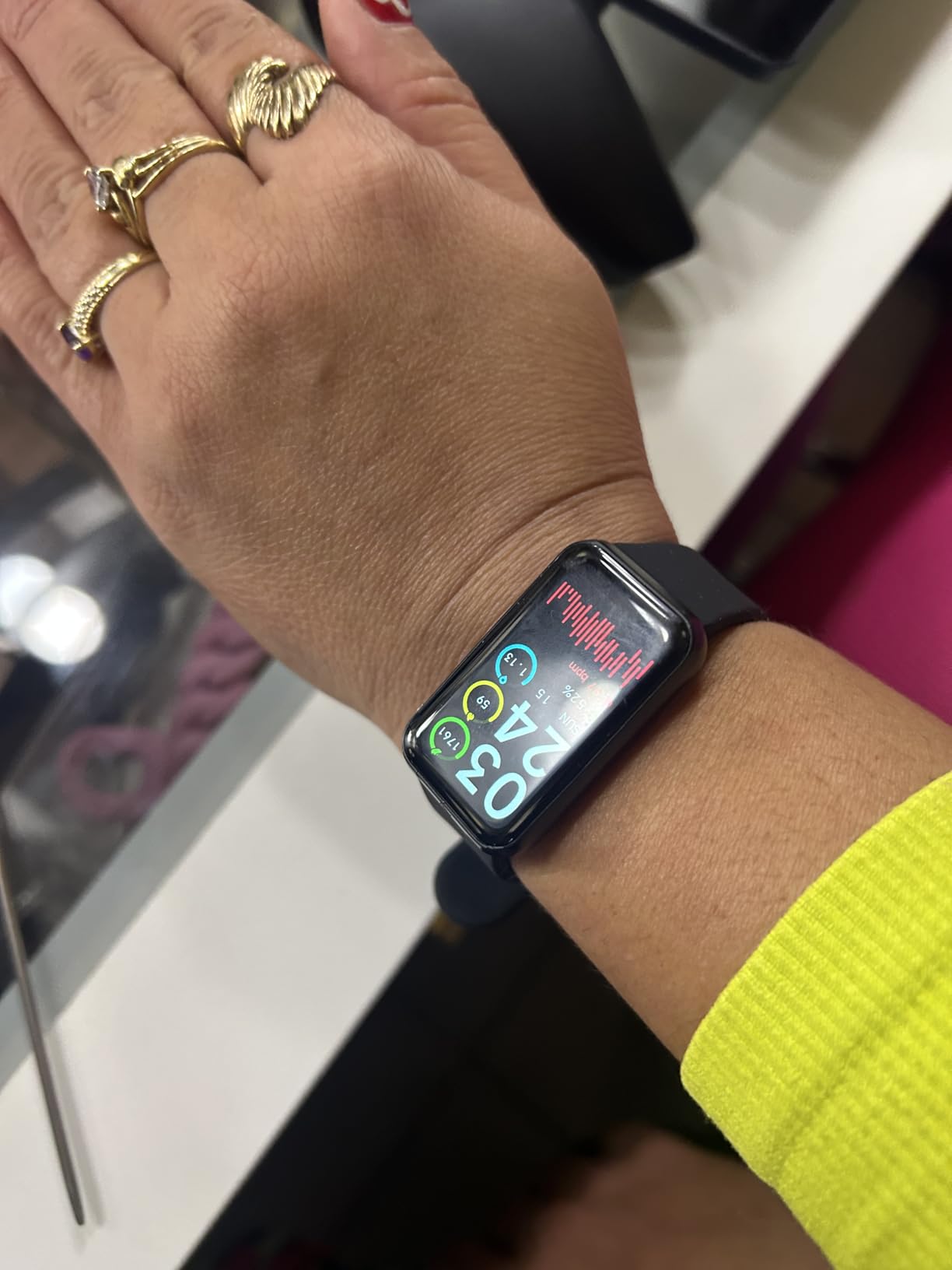 Fitness Smart Trackers with 24/7 Health Monitoring, Heart Rate Sleep Blood Oxygen Monitor/Calorie Steps Counter Pedometer Activity Tracker/Smart Notifications for Men Women customer photo 2