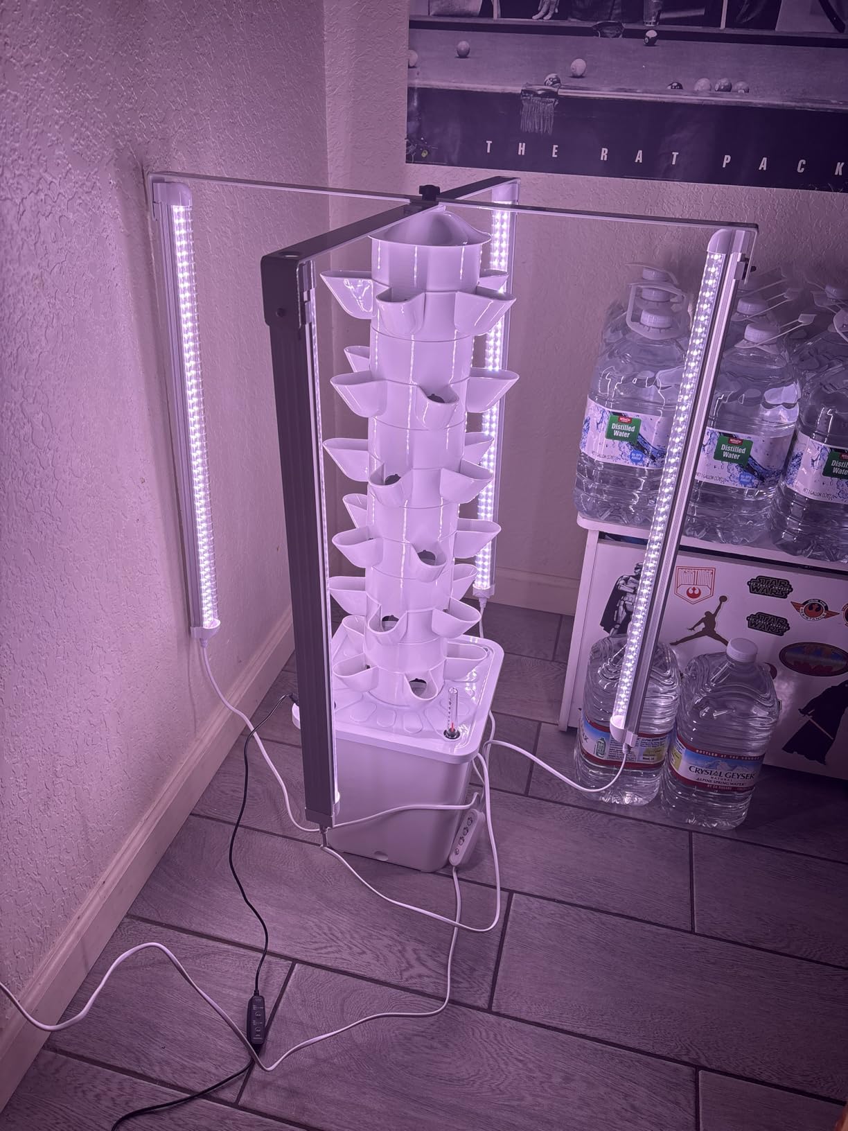 Carpathen Hydroponic Tower Growing System - Indoor Vertical Gardening System with Grow Lights for 30 Plants - Complete Kit with Timer, PH+TDS Meter, and Water Level Gauge - Indoor Herb Garden customer photo 1