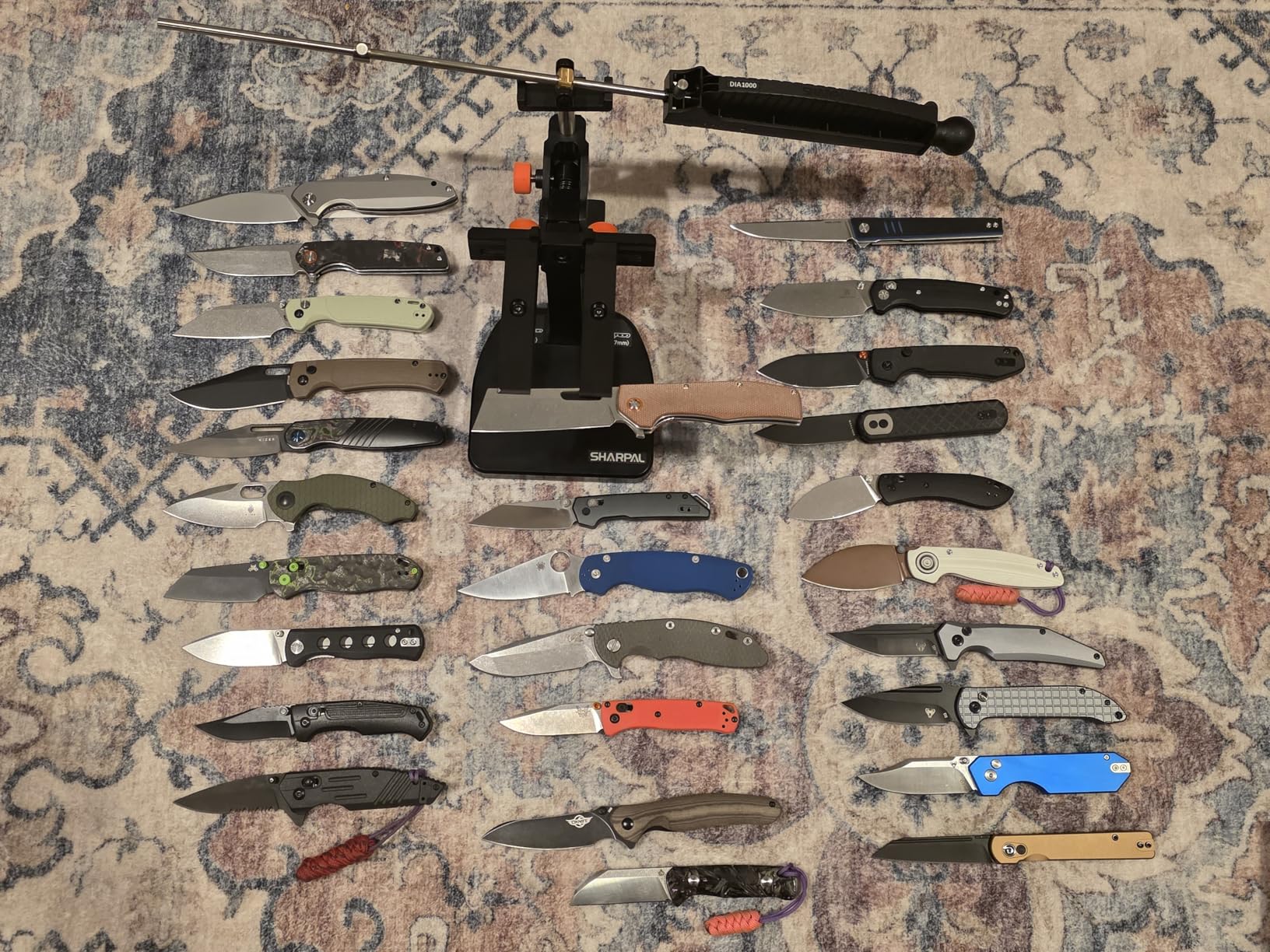 SHARPAL 202H Precision Knife Sharpening System-Adjustable Angle 10-35° Knife Sharpener Kit with 7 Abrasive Plates (Diamond 220/325/600/1000, Whetstone 3000/6000, Leather Strop) and Giftable Carry Case customer photo 1