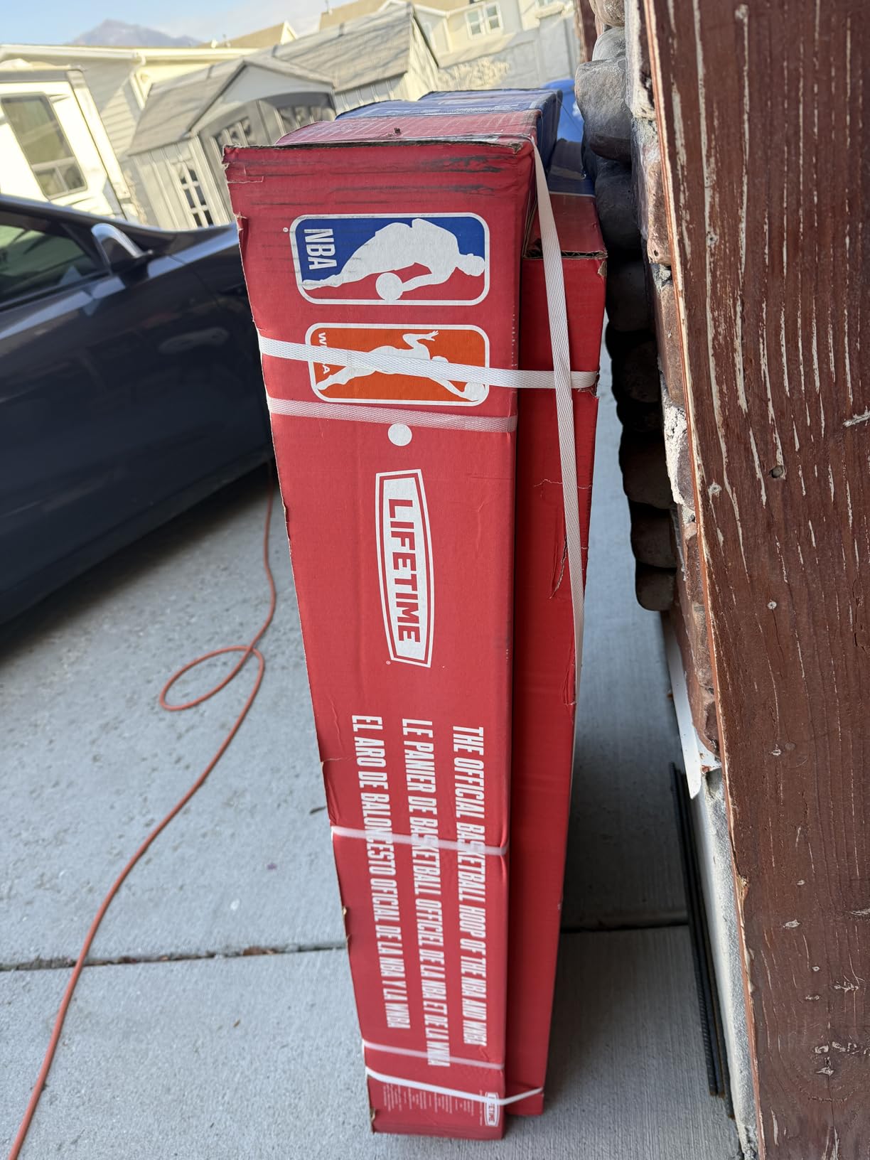 Lifetime NBA League Edition Portable Basketball Hoop, Adjustable Height 7.5-10 Ft, 44 Inch Shatterproof Fusion Backboard, Base with Wheels customer photo 1