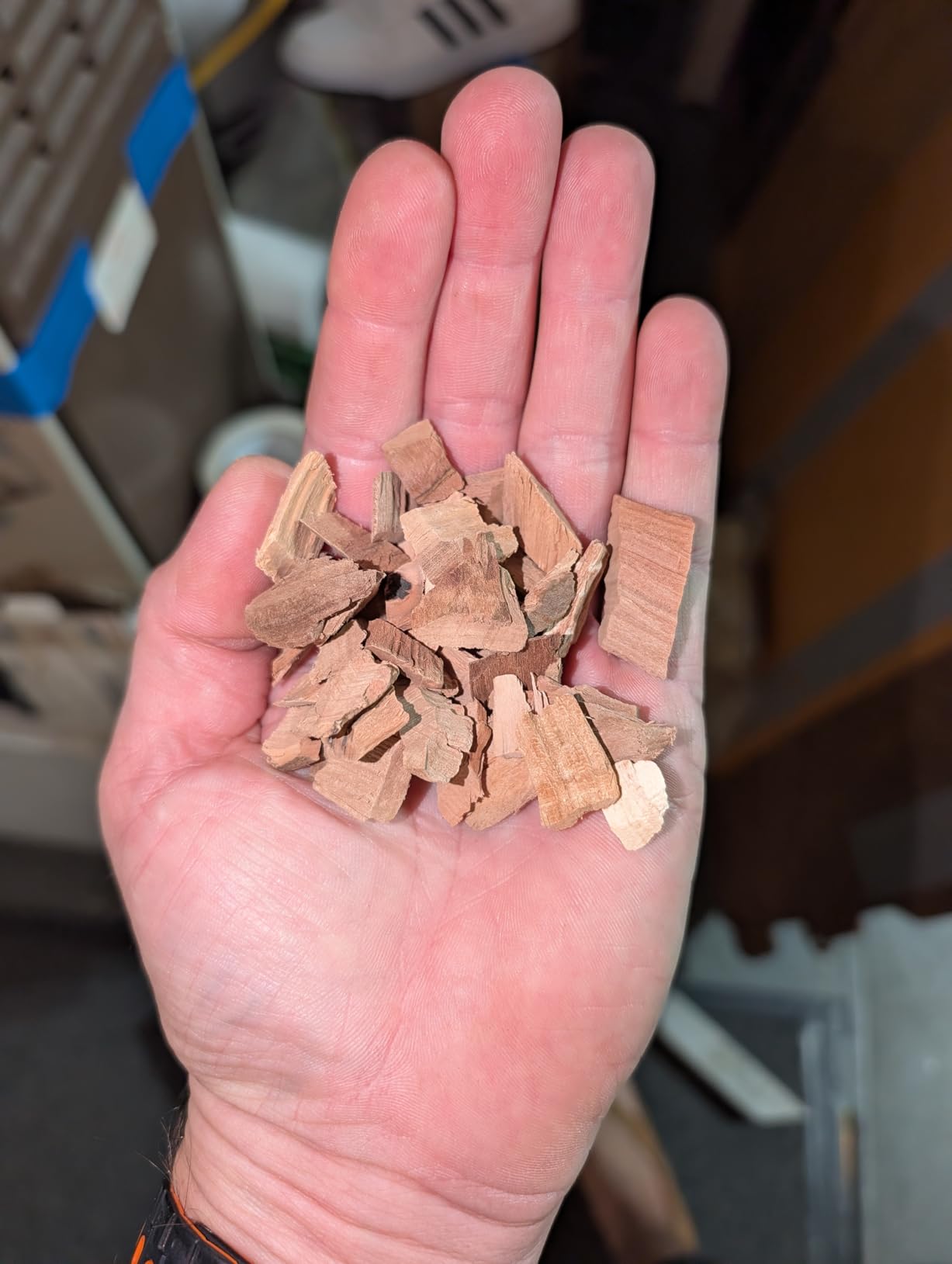 Smoking Wood Chips Variety Pack, 3 Flavors (Oak, Hickory, Apple), 2 lbs × 3 - All-Natural BBQ Smoking Chips for Smoker Box, Electric Smokers, Pellet & Charcoal Grills customer photo 1