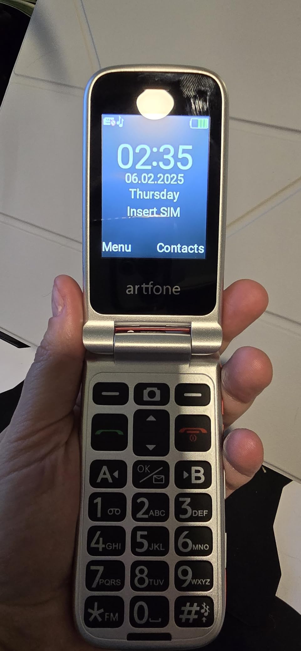 G6 Pro Red - 4G LTE Flip Phone Unlocked, Cell Phone for Seniors, 2.4