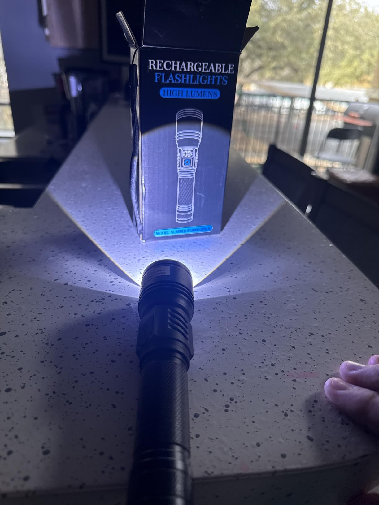 Rechargeable Flashlights High Lumens, 2Pack Super Bright Flashlight Rechargeable, LED Flashlight Powerful, Handheld Tactical Flash Lights for Home Emergencies Camping Essentials, Gifts for Men customer photo 1