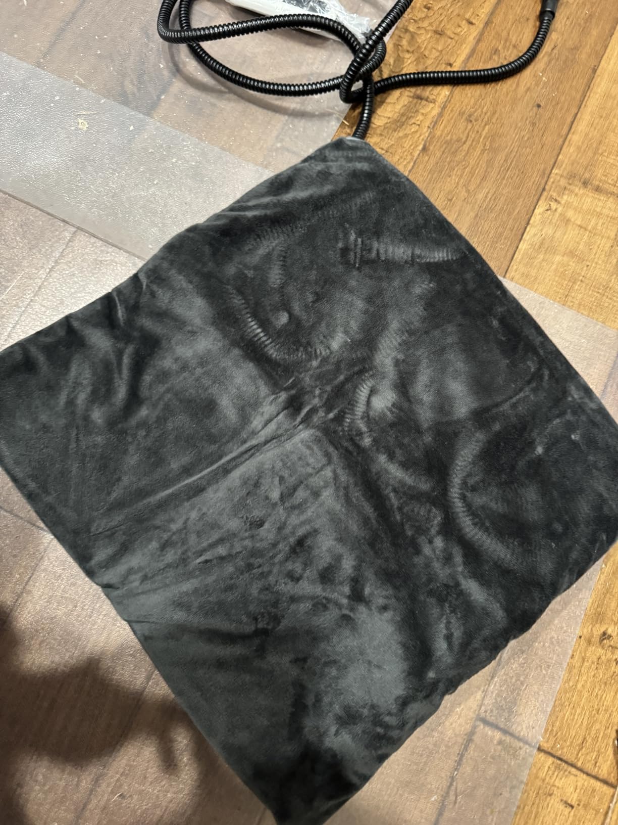 Pet Heating Pad for Cats & Dogs, Electric Heated Cat Bed with Adjustable Temperature (12 Levels) & Timer (12 Options), Chew-Resistant Cord, Indoor & Outdoor Use 18x18-25W customer photo 2