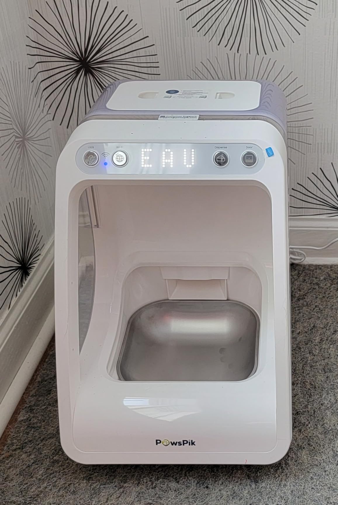 PawsPik Automatic Microchip RFID Cat Feeder, 16-Cup, ISO Microchip & PawsPik RFID Tag Compatible, App Control, Portion Control customer photo 1