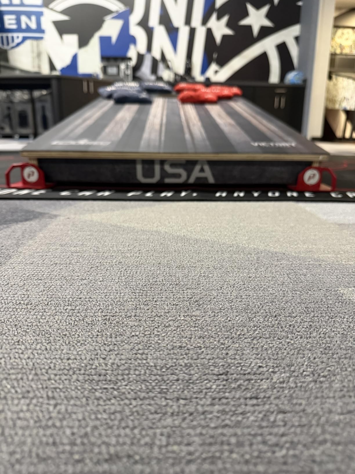 Victory Tailgate 4' x 2' Tournament Cornhole Board Sets - Patriotic and Lifestyle Designs - Includes 8 Cornhole Bags - Bean Bag Toss Game for Tailgates & Backyard Fun customer photo 1